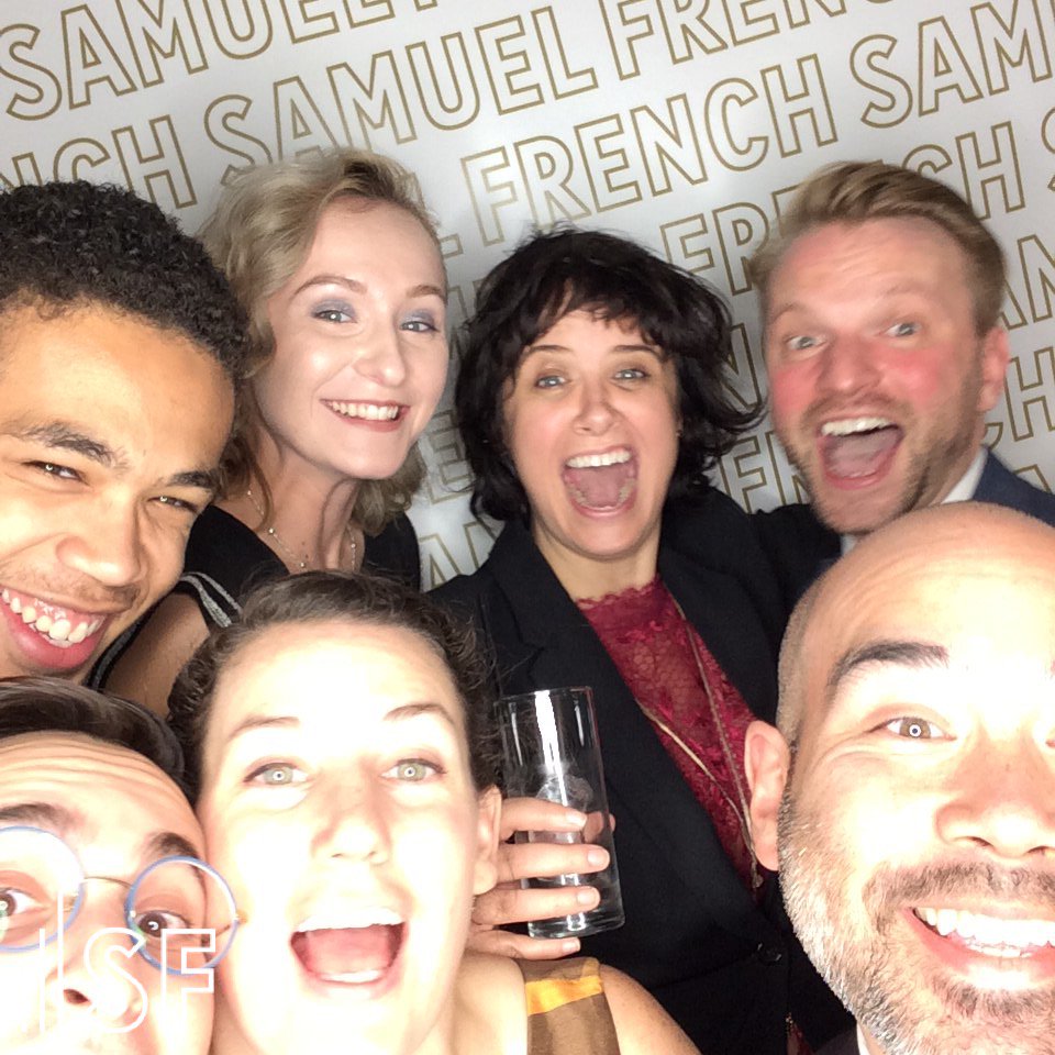 #Photobooth fun, #SamuelFrenchAwards-style. 

More here: facebook.com/media/set/?set… <a href="/domorisseau/">Dominique Morisseau</a>
<a href="/bretadamsltd/">Bret Adams, Ltd. Lit</a>
@Garrett_El_Oso <a href="/AmyRoseMarsh/">Amy Rose Marsh</a>
