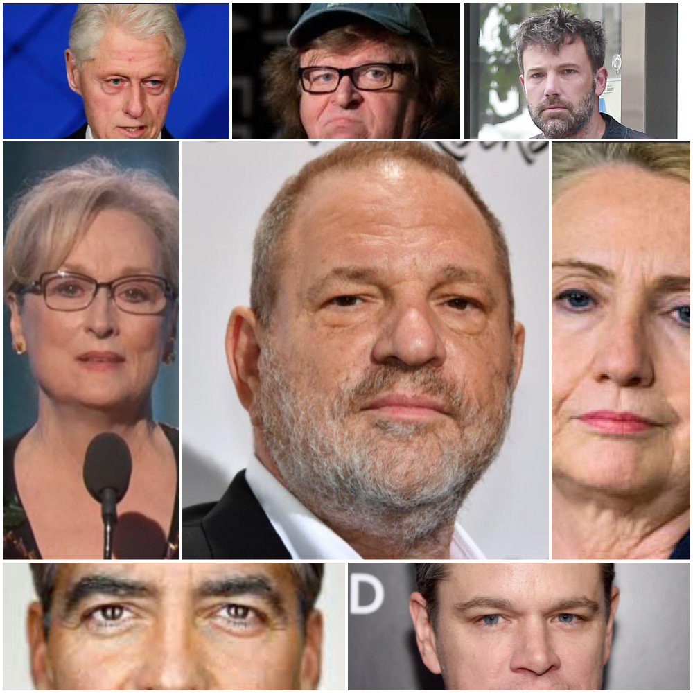 SatirizeThis's tweet photo. Friends of Harvey #FOH ..... a self-loving group of individuals ... who look the other way ... while countless woman are sexually assaulted .. all for fame, power and money. #MeToo #NOMORE #friendsofHarvey #HollywoodHypocrite https://t.co/TyWKDwu75Q