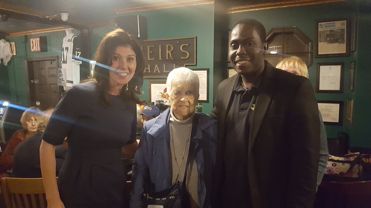 ElizCrowleyNYC's tweet photo. Thank you to all those who came out to @Neirstavern last night to support my re-election campaign! 3 weeks to go! #Crowley2017 https://t.co/YlC82p6ViW