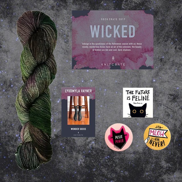 KnitCrate's tweet photo. ๐ฎSPOILER ALERT โจ We have a wicked obsession with https://t.co/95dQGf28ez! Featured is #SkirtedFleeceMill's Yakity-Yak #yarn in #Ent to knit up exclusively designed socks by Myla Vayner ๐ Plus, a set of statement stickers for the #cativist in all of us by #PaperPonyCo! https://t.co/TxKkMTAGTu