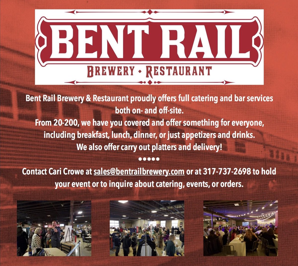 bentrailbrewery's tweet photo. We are now booking for your Holiday Parties. We offer on- &amp; off-site services + bartending. #drinkpalelivelager #BRB https://t.co/ouWO8awVJ4