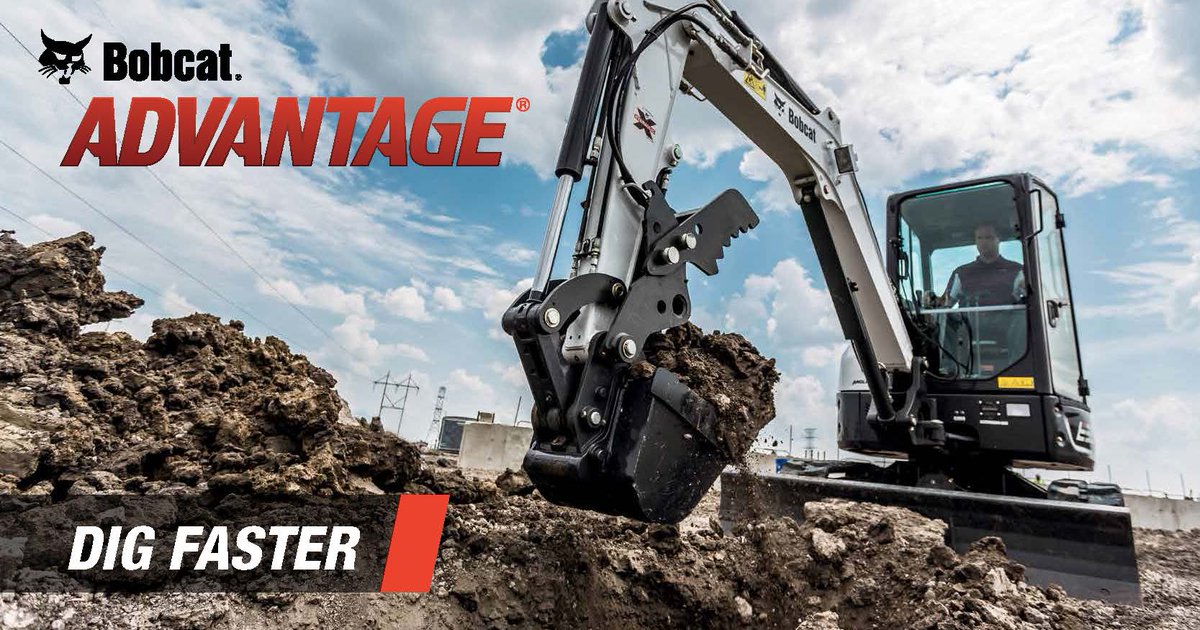 Any old compact excavator can dig. But none can keep up with a Bobcat #RSeries excavator.