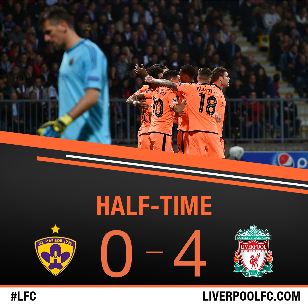 Maribor 0-7 Liverpool: Champions League – as it happened | Football | The Guardian