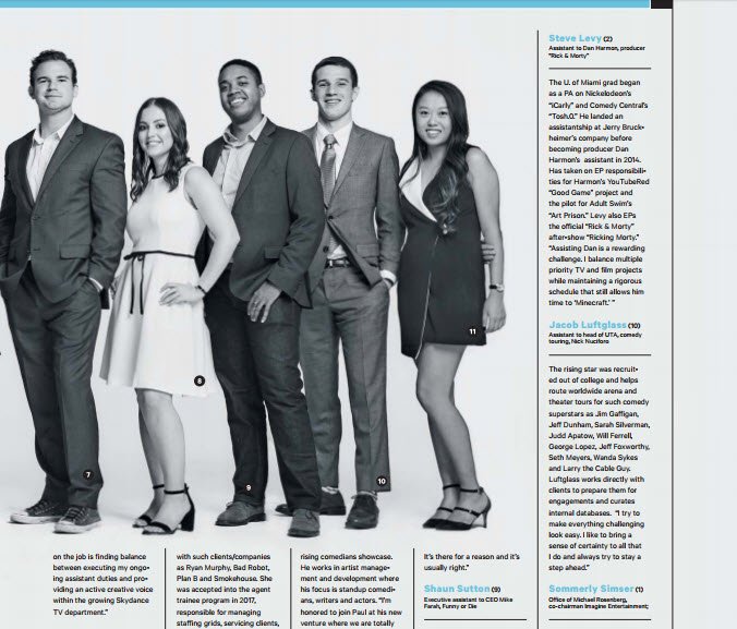 LuftglassM's tweet photo. Super proud of @JacobLuftglass, featured in today's issue of Variety Magazine as one of Hollywood's New Leaders/10 Assistants to Watch 2017! https://t.co/EMAJx5cXER