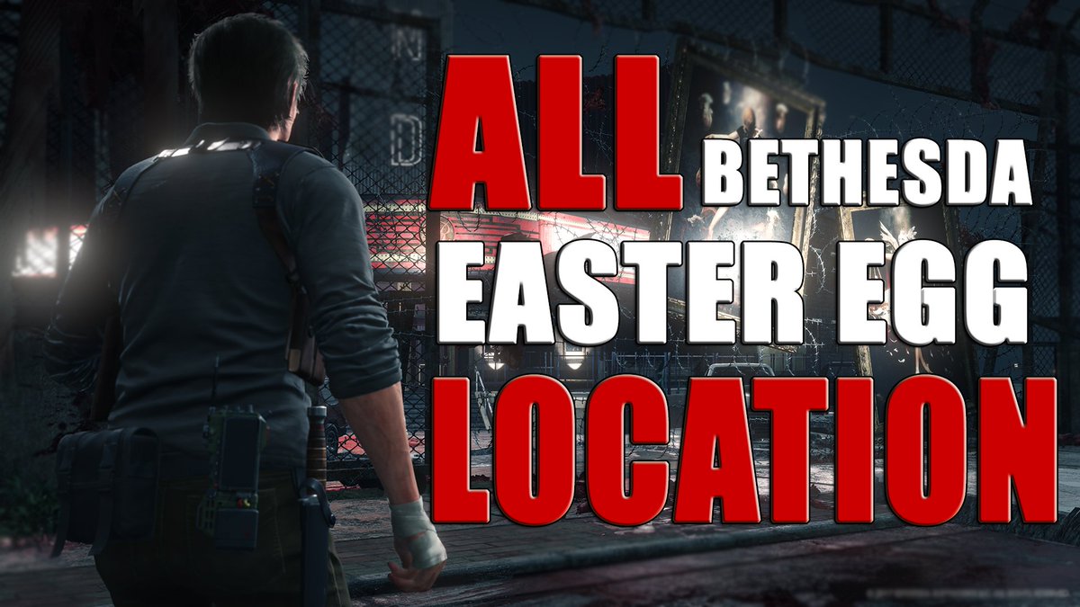 gameactualityof's tweet photo. ALL Bethesda EASTER EGG LOCATION ! 
https://t.co/7lDVY1ekhD 
#Bethesda @Bethesda_fr @bethesda @TheEvilWithin #TheEvilWithin2 #Videogame https://t.co/osbVco7yqt
