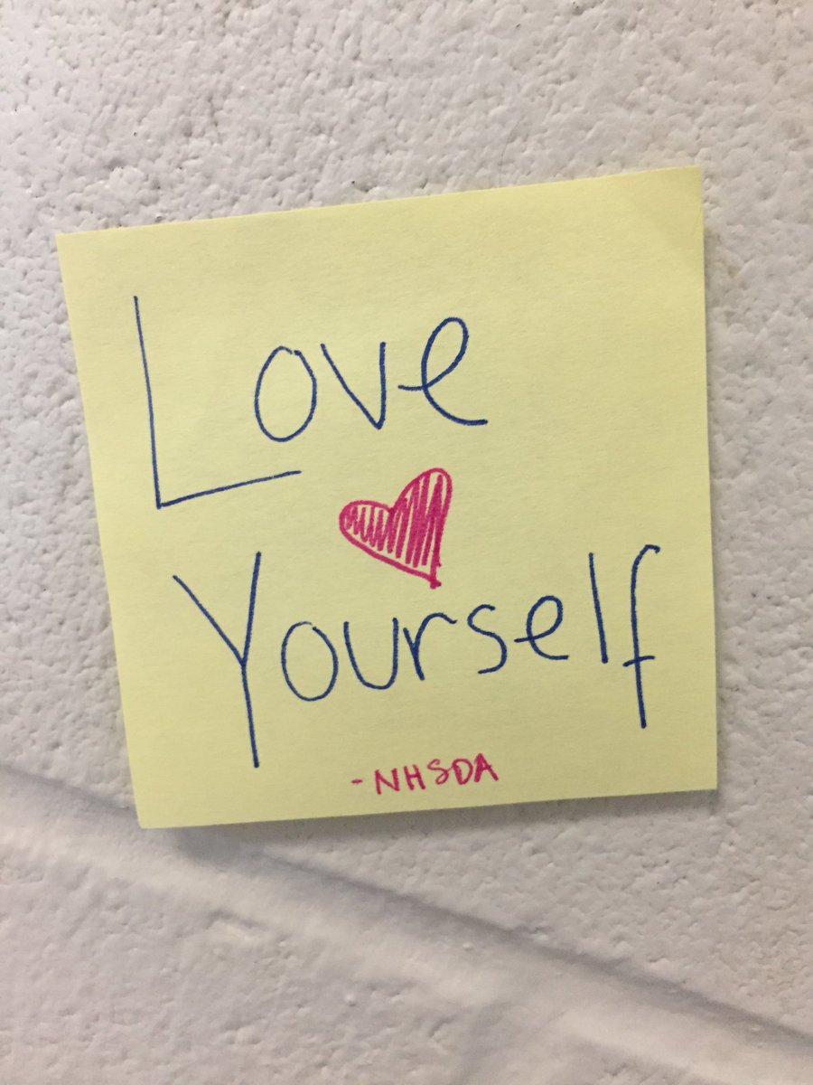 millbrooknhsda's tweet photo. find NHSDA words of encouragement all around Millbrook! thanks for an awesome meeting!!💞 https://t.co/SU2YZJfq3U