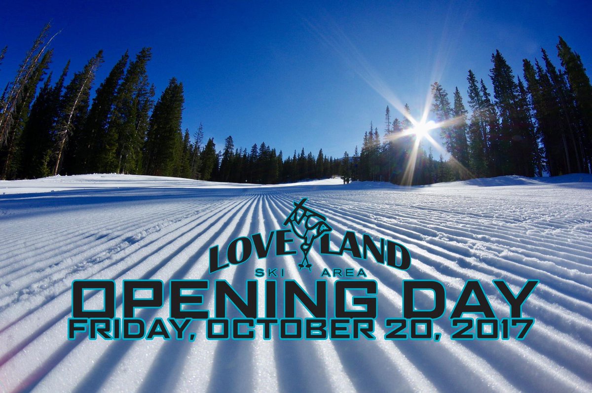 Call in sick this Friday.... Loveland Ski Area is opening for the 2017-2018 season! #lovelandskiarea #colorado