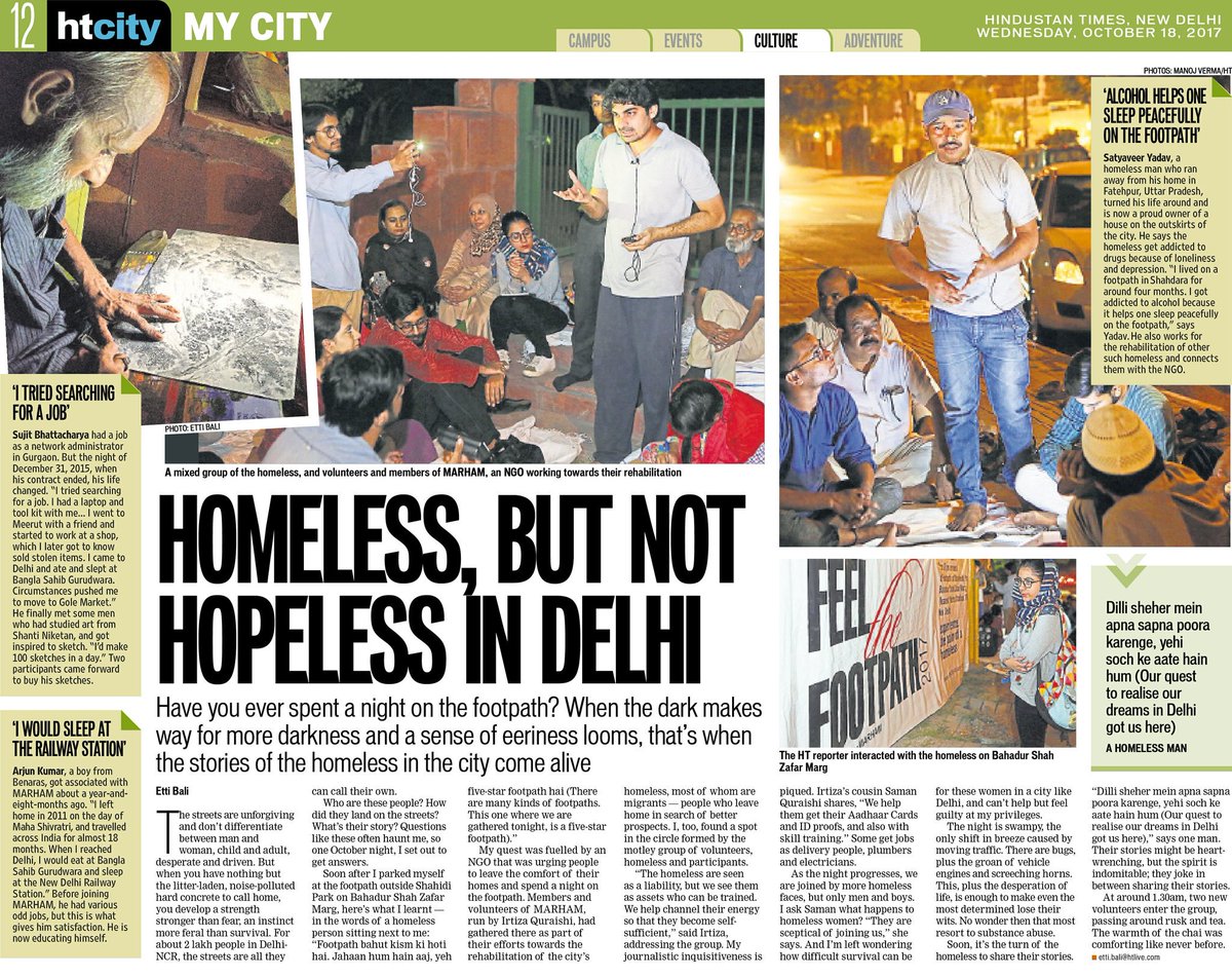 TheBalinian's tweet photo. My report on #FeelTheFootpath , an initiative by MARHAM @htcity @htTweets
https://t.co/qlbjroQOkD https://t.co/yzN4TrPtsd