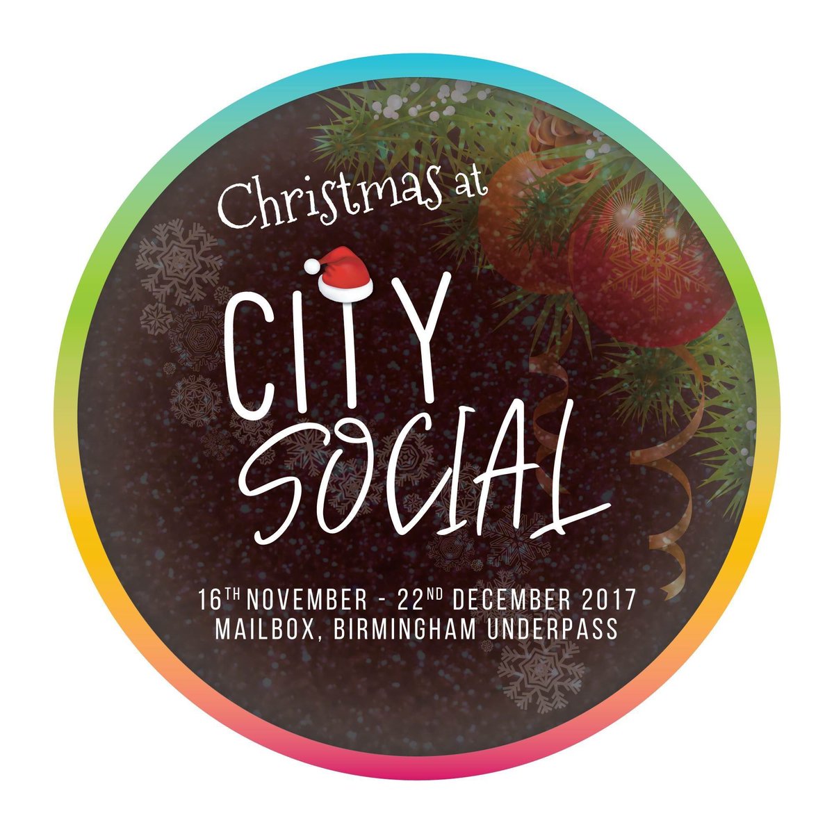 e_larkin1990's tweet photo. Proud to announce @CitySocialBham is back and taking place every day for 6 weeks, 16th Nov-22nd Dec at the Mailbox Underpass 👌 #Christmas https://t.co/uvaad26SXP