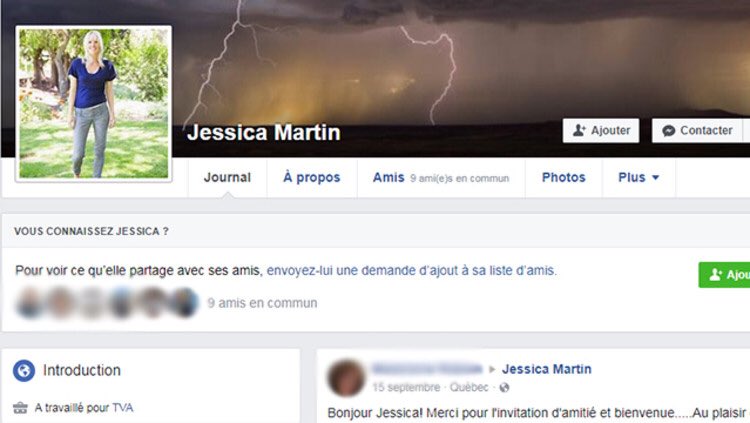 icimontreal's tweet photo. Un réseau mondial de faux profils Facebook de journalistes s'implante au Québec
 https://t.co/DcmfRBtLyt https://t.co/7tIrPyPEPD