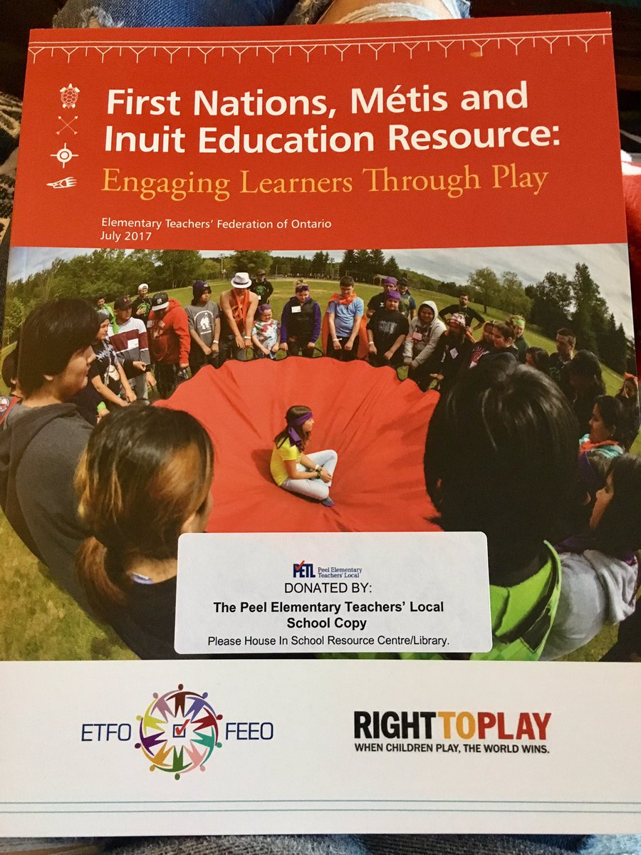 ret1974's tweet photo. Thx @ETFOPeel for this great resource. Can't wait to share @MasseyStreet_PS #stewardtraining @RightToPlayCAN #play #reflect #connect #apply https://t.co/GZkUCEIdQG