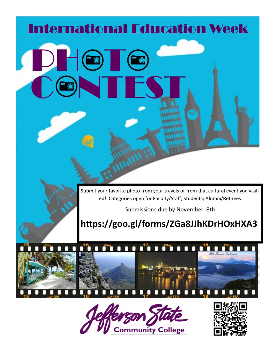 jeffstate's tweet photo. World Travel Photo Contest - Celebrate International Education Week Nov. 13-17
https://t.co/nb0dkrdPdT #jeffstate https://t.co/hzFko8txwa