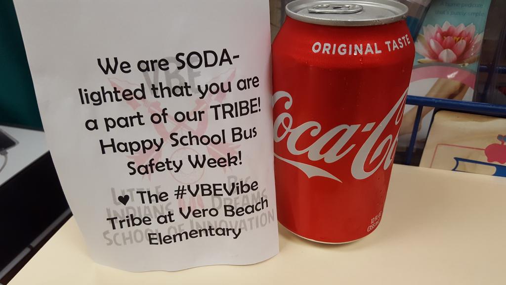 Rachel_Moree's tweet image. We love our #TransportationProfessionals @verobeachelem! #BusSafetyWeek #VBEVIBE