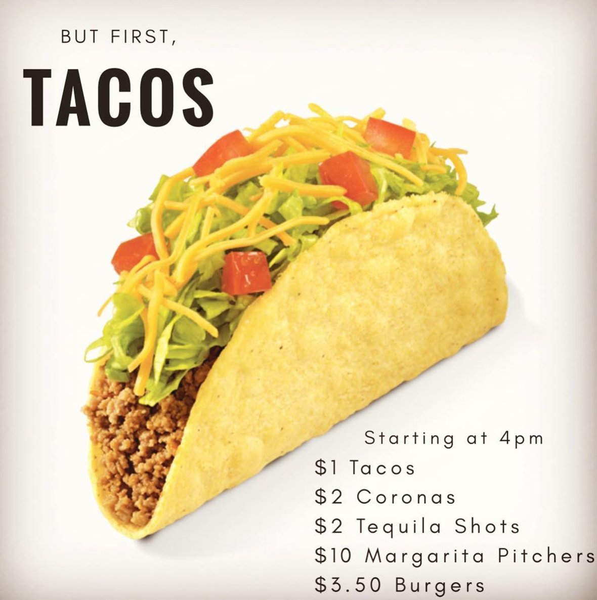 ShilohBar's tweet photo. #TacoTuesady starts soon.... #DrinkAtShiloh https://t.co/jLsd5wbyCh