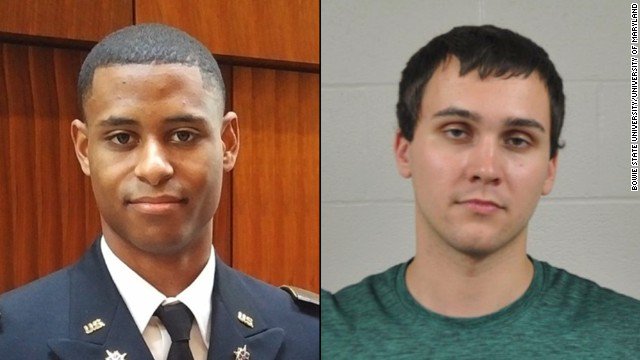 cnnbrk's tweet image. Grand jury indicts white University of Maryland student on hate crime charge in black Army lieutenant's death cnn.it/2yuQxZW