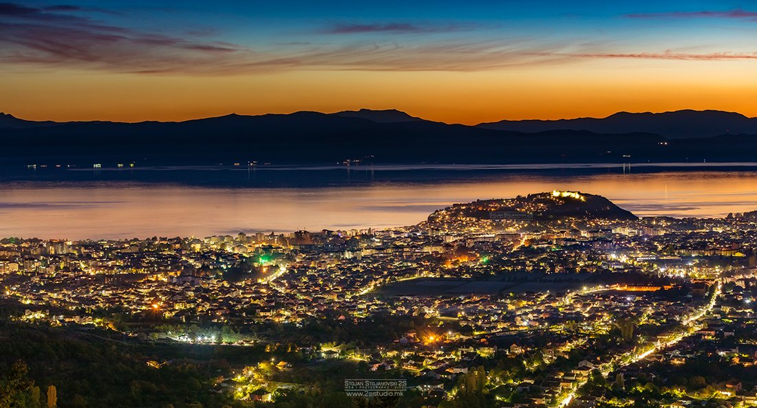 Златни Залези - Октомври 2017 втор дел #ohrid #lakeohrid #maceodnia #sunset #city #lights #travel #Tourism #photography #canon #colors