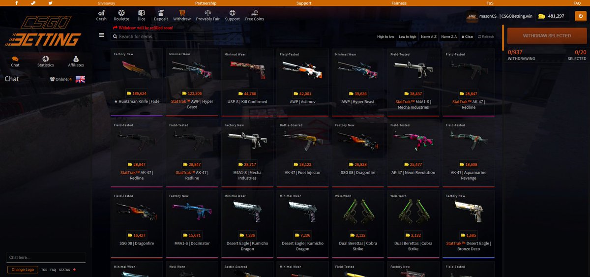 CSGOBettingOG's tweet image. Daily Avatar got fixed guys, have fun and enjoy your stay! &amp;lt;3