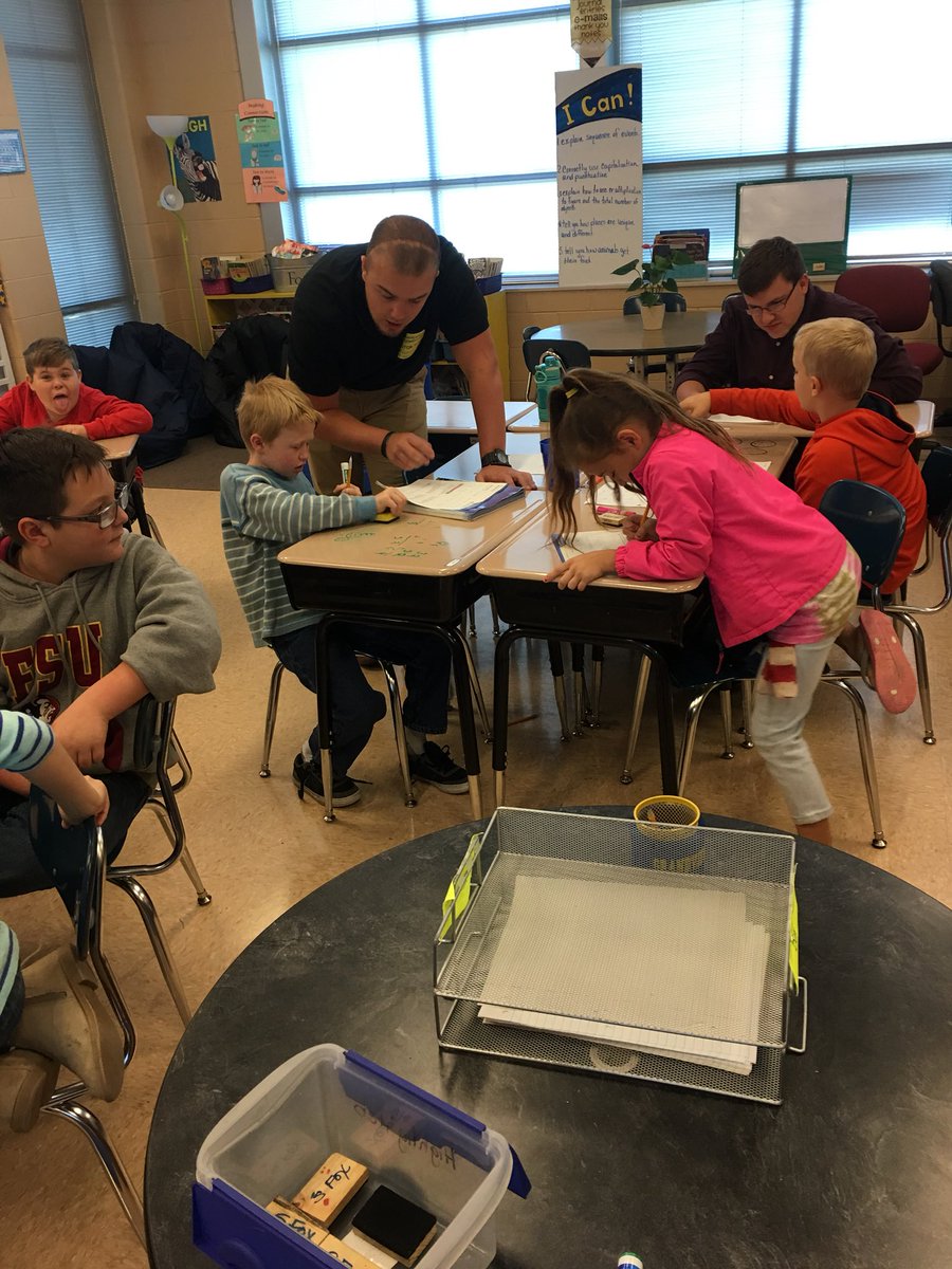 Great having ETSU Ss working with third Graders