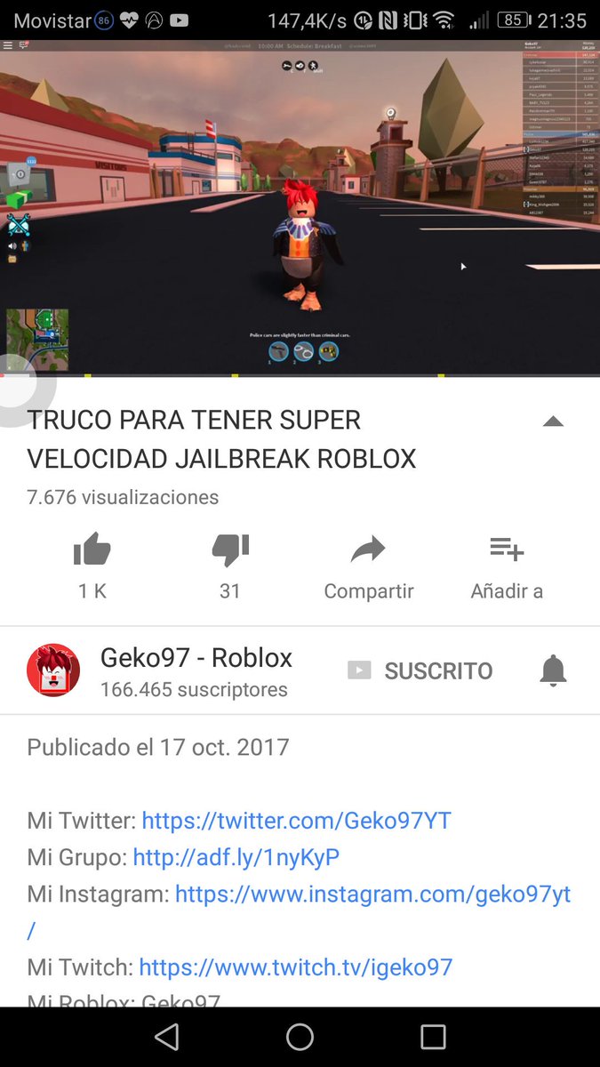 Geko97 On Twitter Truco Para Tener Super Velocidad En - 1 reply 0 retweets 1 like