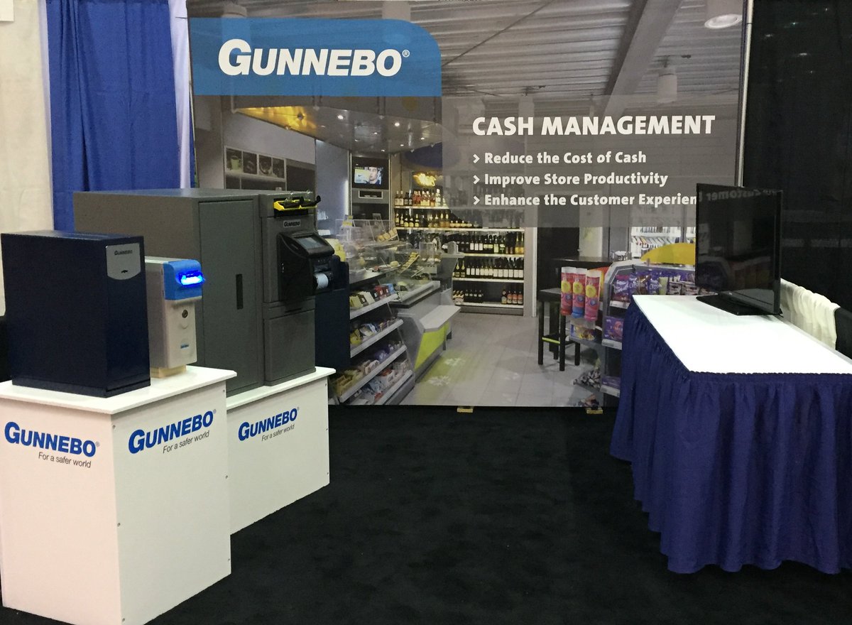 GunneboCanada's tweet photo. We're in booth #7187 at #NACS2017 in Chicago this week demonstrating our cash deposit solutions. Stop by and say hello! https://t.co/GlUK5WyrKr