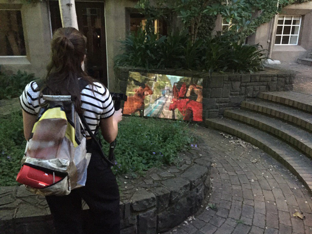 Streamerdesign's tweet photo. Activating the Parkville campus last night with VCA films - OurCampus TellUs #UniMelbTellUs https://t.co/pmPAxDcLZk