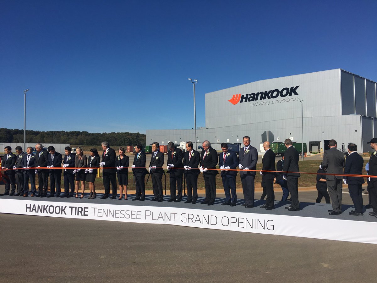 Congratulations to @HankookUSA for your amazing grand opening in @mcgtn! Excited and proud to have you in our community! #DrivingEmotion