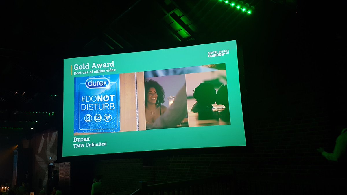 BIMA's tweet photo. .@TMWagency win gold for best use of online video at #DIAwards 🥂 https://t.co/aKVE9iyDPC