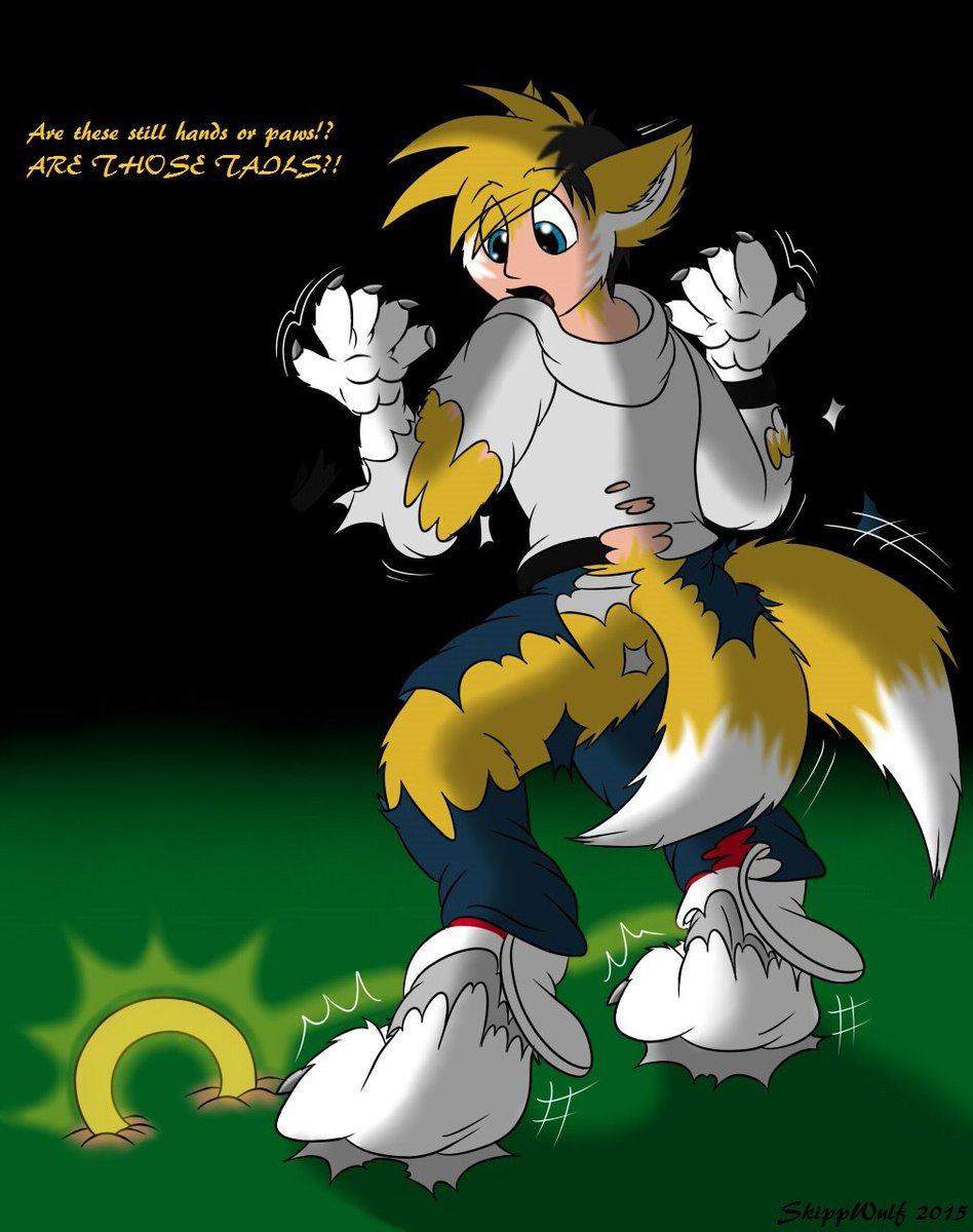 Yesterday was my birthday, but also Tails from sonic! 