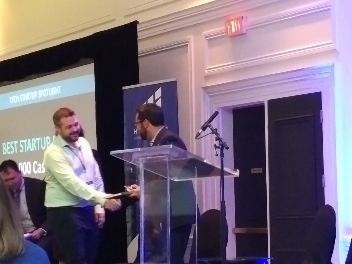 HaltonBusiness's tweet photo. Congratulations @realMedChart on winning tech startup spotlight. Great pitches from all participants! #HaltonFutures https://t.co/6HU4JcbvPB