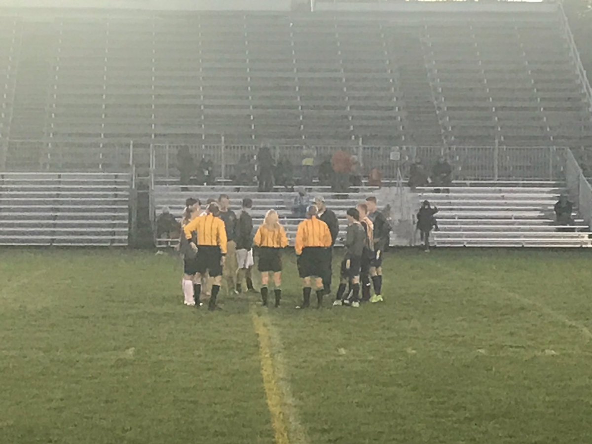 thadbergmeier's tweet photo. It's playoff time for @K_man0_0 and his soccer team. I hope it's not his last HS game, but it could be! #DadIsSad https://t.co/Hgbp1lCEWa