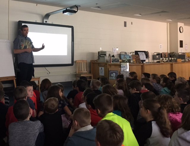 Some pics from Matt Tavares' visit today. Thanks Matt!