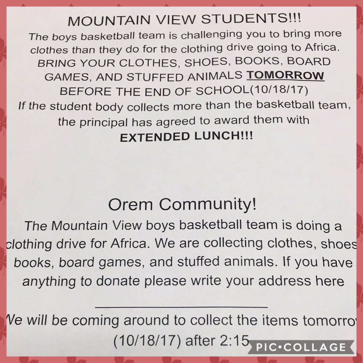 mvhsbruins's tweet image. Bruins don't forget to donate this evening at the Volleyball Game at 6:30 pm! ❤️🏐💛#servingwithBabyJay #ShareGoodness #ViewinYou