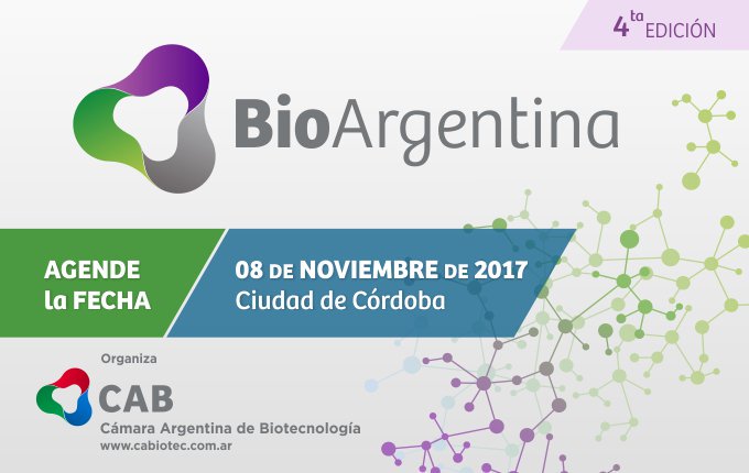 Bioeconomia_AR's tweet photo. 📅 8 de noviembre en Córdoba se realizará #BioArgentina2017 Más info ➡️ https://t.co/8YTViTvPUw https://t.co/3WImcVQeiF
