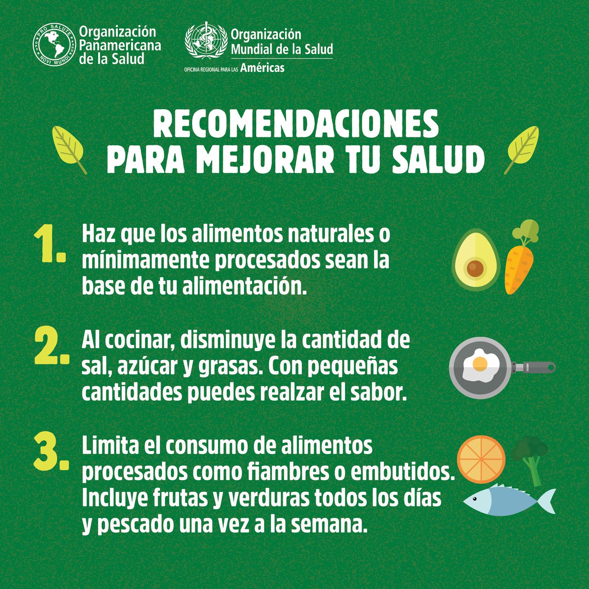 opsoms's tweet photo. Te invitamos a seguir estas 9 recomendaciones para mejorar tu salud. Anímate! #Tupuedes #venceralasENT #AlimentaciónSaludable #SaludAméricas https://t.co/ONmT7Spc4l