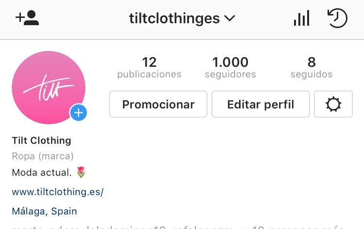 TiltClothingES's tweet photo. ¡Muchas gracias a todos por los 1.000 seguidores en Instagram!
La #TiltGang esta creciendo 🌷 https://t.co/dLjPQpvQH0