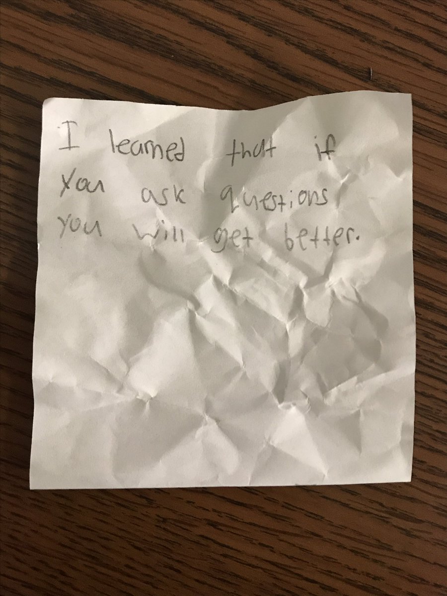 deb_djellison's tweet photo. Love the responses I got from students on a "snowstorm" exit activity today! @HMSIndians https://t.co/yEf2XDGEl7