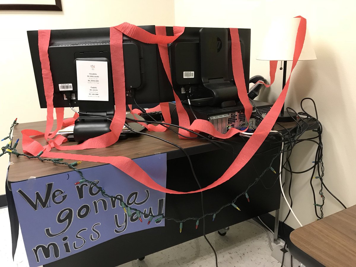 NISDbreetw's tweet photo. Last day as a #nisdTSS @NISDFranklinES #NISDinspired @NISD Thank you!! https://t.co/ANra9jq22A