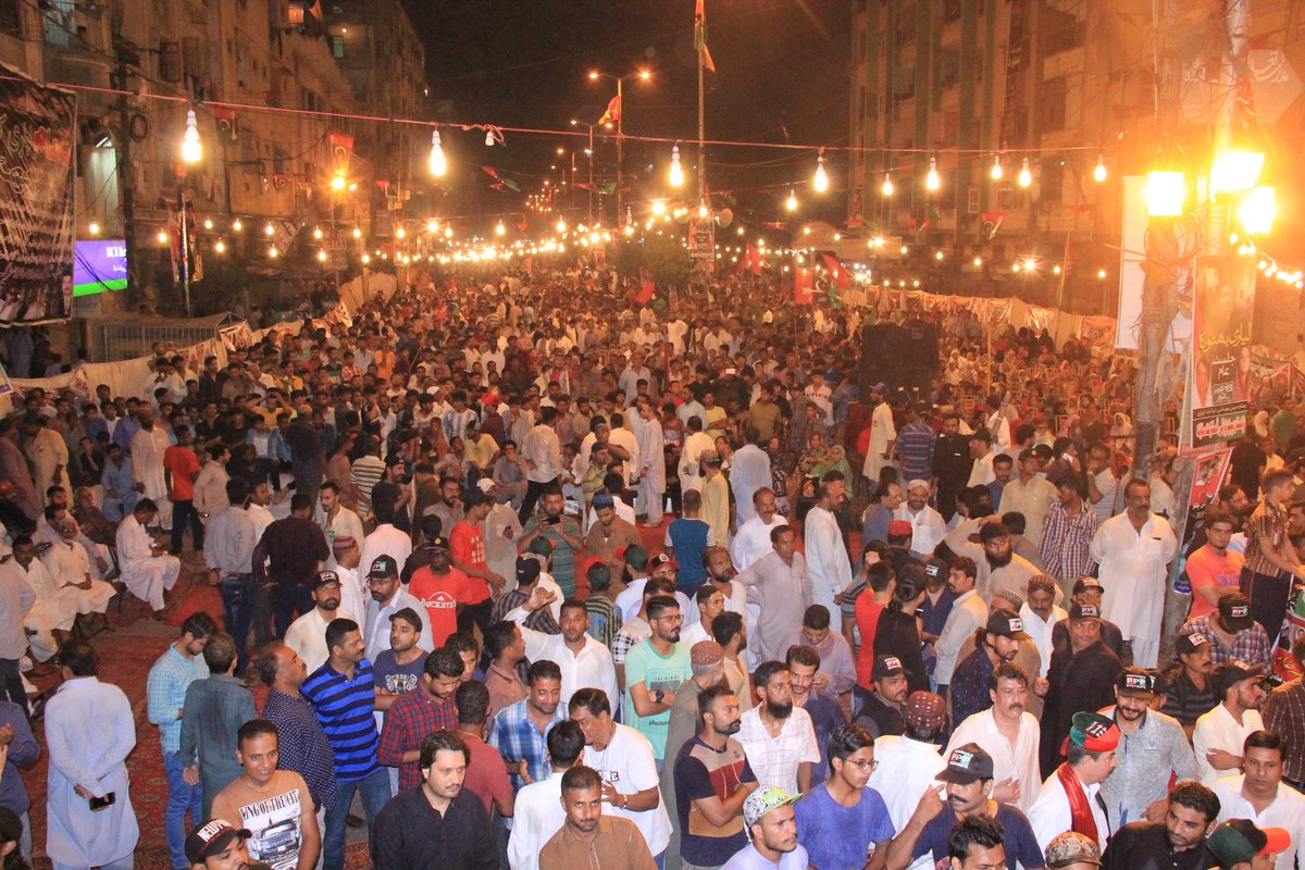 JanisaraanBB's tweet photo. #Successful #GrandJalsa #PPP #DisttSouth,
With #ChaiF Janisaraan _E_ Benazir Bhutto #Mr #BaBar_Sindhu #Sahib And #Janisaraan
At-#Liyari South #Karachi. https://t.co/vm8uQbDO4e