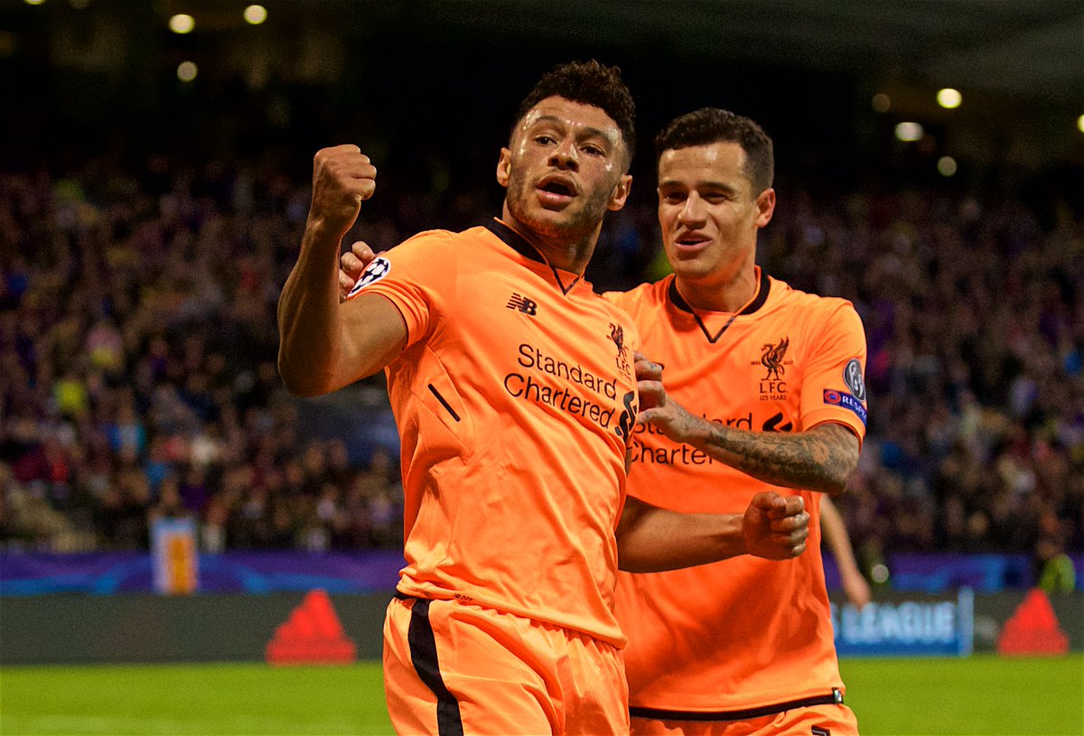 LFC's tweet photo. His first. ⚽ https://t.co/9IFXUQIiOr