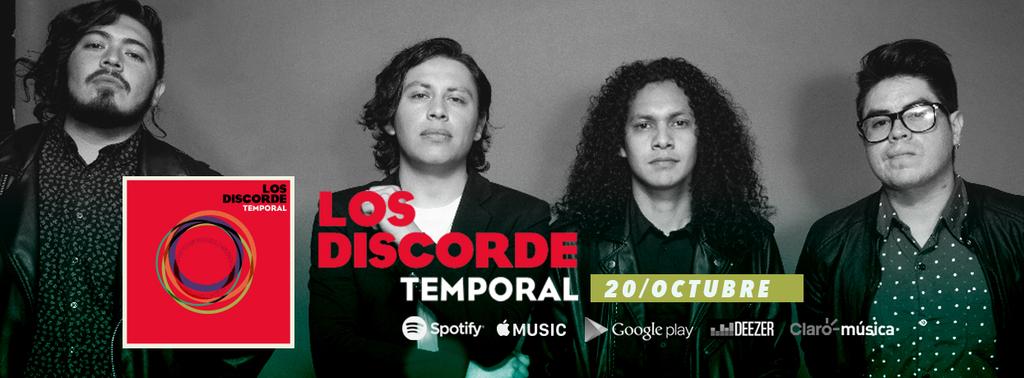 ¡Familia, este viernes estrenamos sencillo #Temporal estén atentos, los queremos!! 💜⚡💜⚡💜 #DiscordeArmy