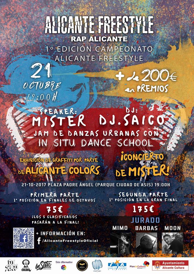 Misterbarcelo's tweet photo. Este Sábado arranca la competición de #Freestyle mas esperada en #Alicante
Estaré como #Speaker y concierto en directo de #Xtravagante
+INFO https://t.co/wQ8lnusn5T