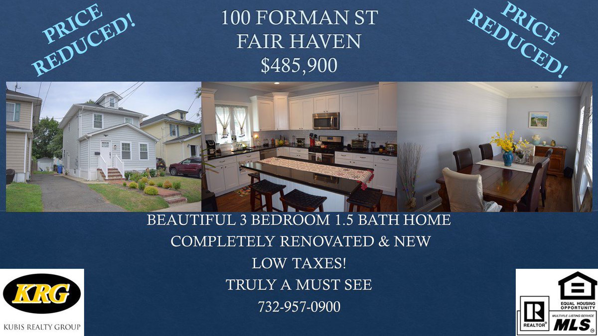KubisRealty's tweet photo. Open House Sunday 1-3pm #Fairhavennj #featurednjhomes #nj #njrealestate #monmouthcounty #njshore #jerseyshore #njhomes #njfun
#EXIT117 https://t.co/JO9s8dtULl
