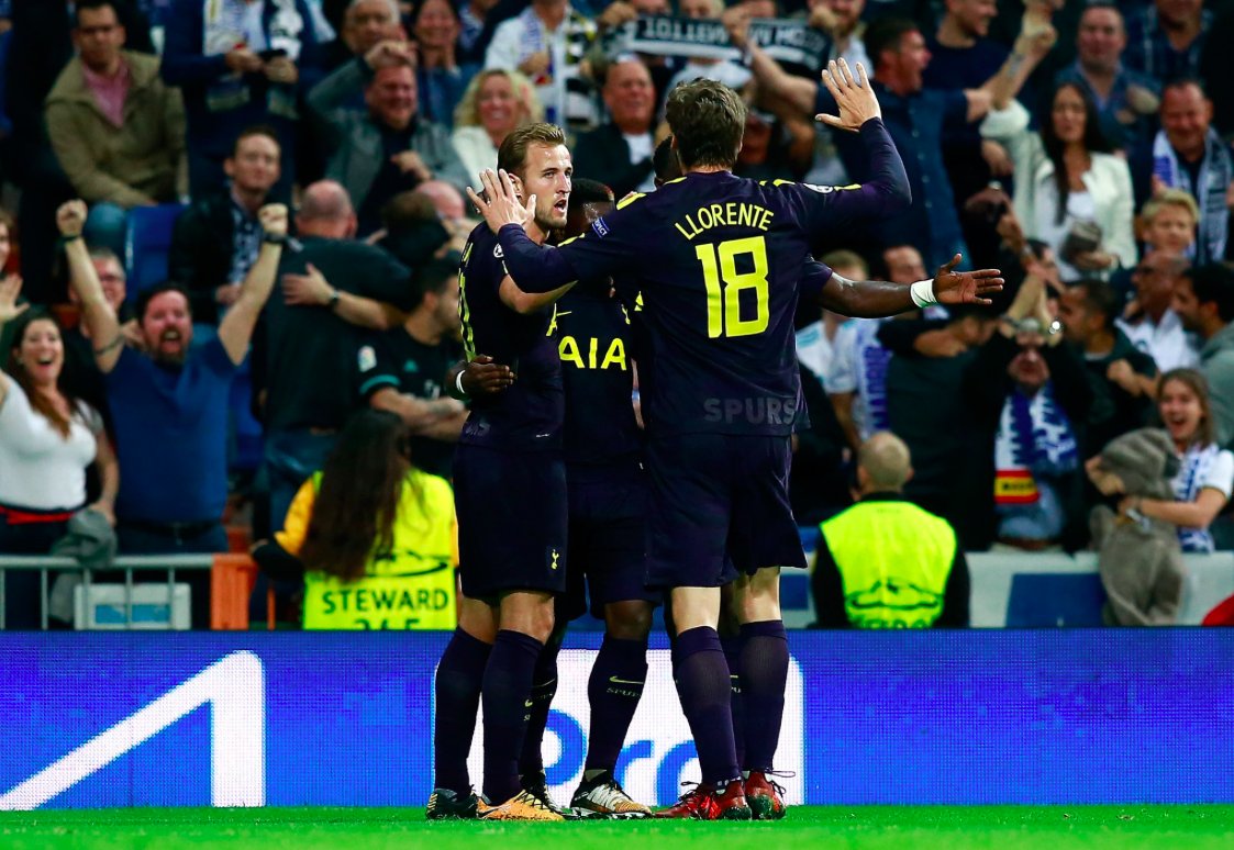 HotspurRelated's tweet photo. #thfc remain undefeated and are top of Group H in the @ChampionsLeague after playing both Borussia Dortmund and Real Madrid. https://t.co/4d6GVRUPtS