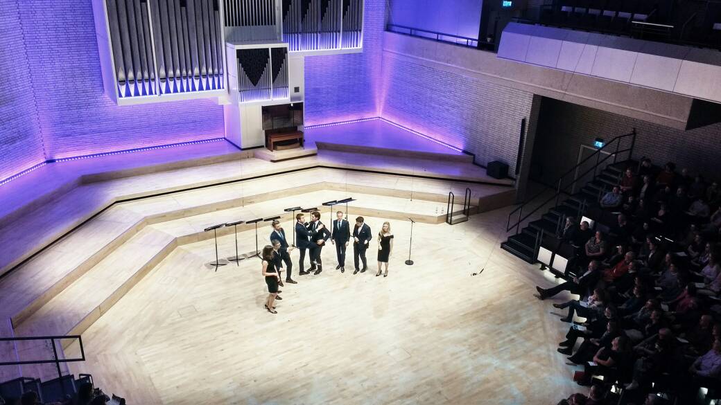 ellis__thompson's tweet photo. Great Voces8 concert at RNCM! https://t.co/bwLE5latRm