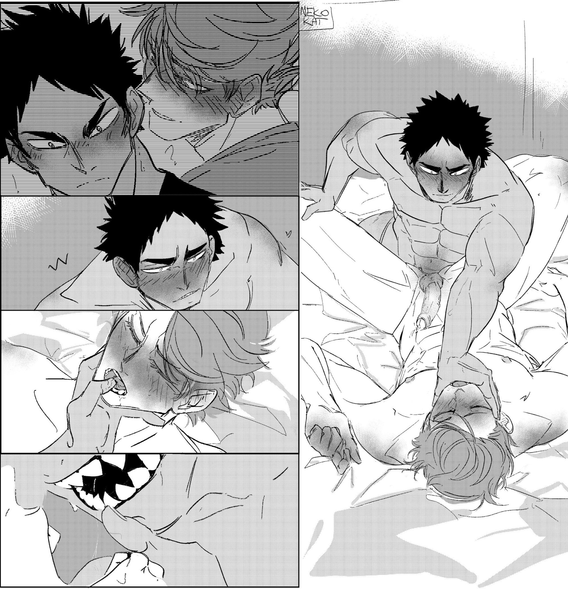 “i couldnt actually follow all of #kinktober but uugh iwaoi+somnophilia” .