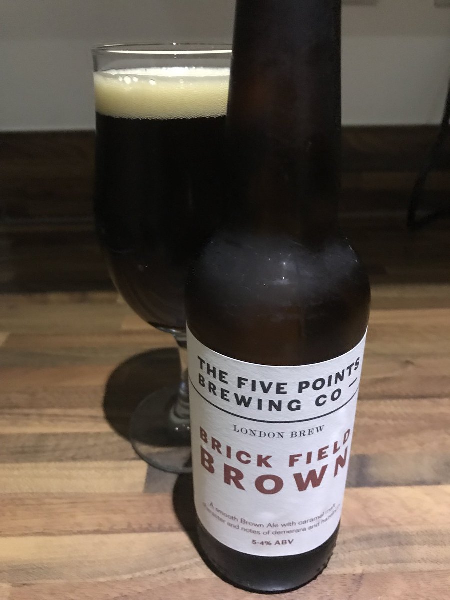 BristolianStout's tweet photo. This is a sweet brown ale nice caramel flavours @FivePointsBrew #craftbeer https://t.co/itnfhm2I3A