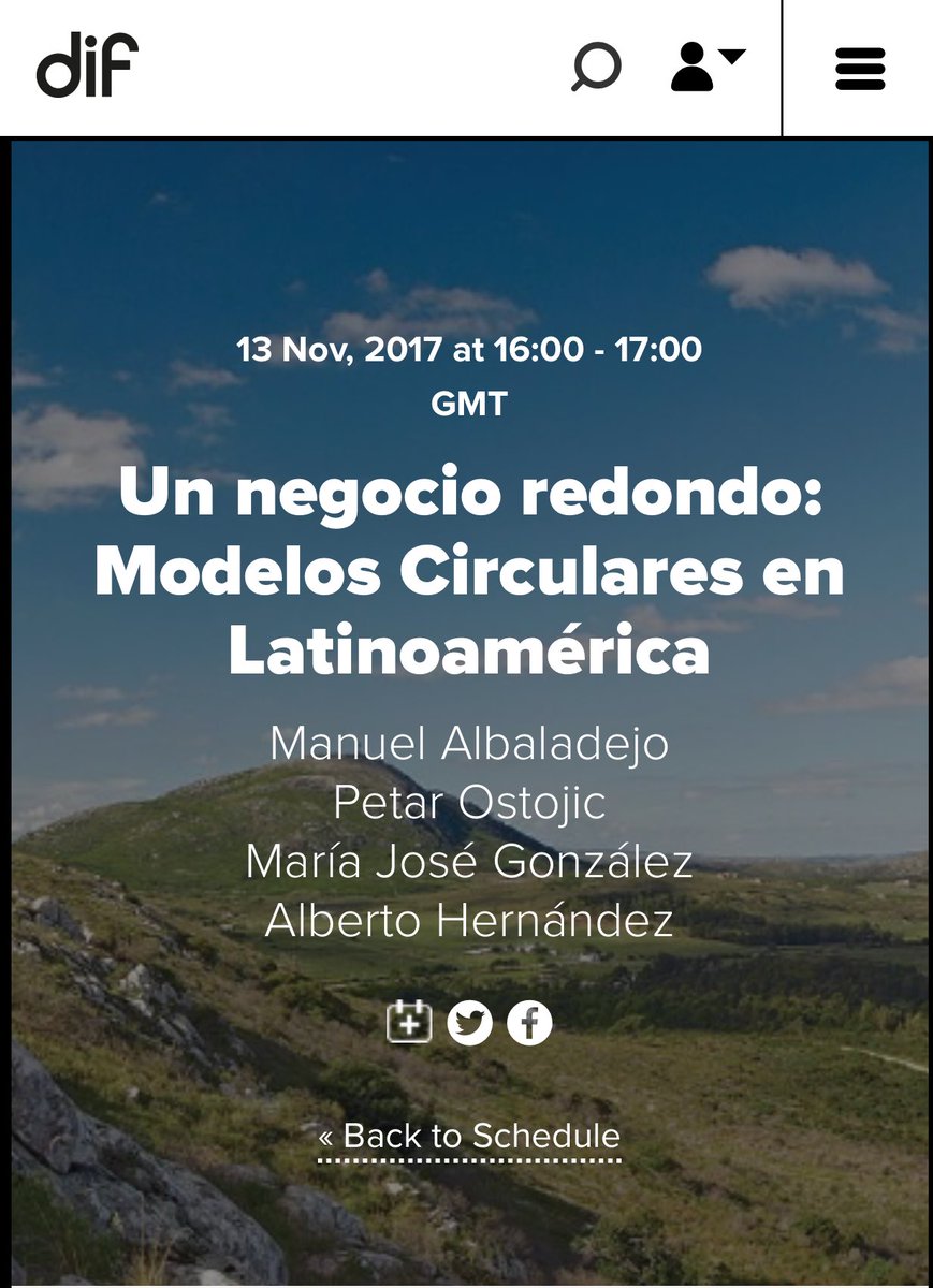petarostojic's tweet image. Podrás ver mi presentación de @fECuruguay “#EconomíaCircular en el desierto más árido del mundo” en @thinkDIF_ 2017: thinkdif.co/sessions/un-ne…