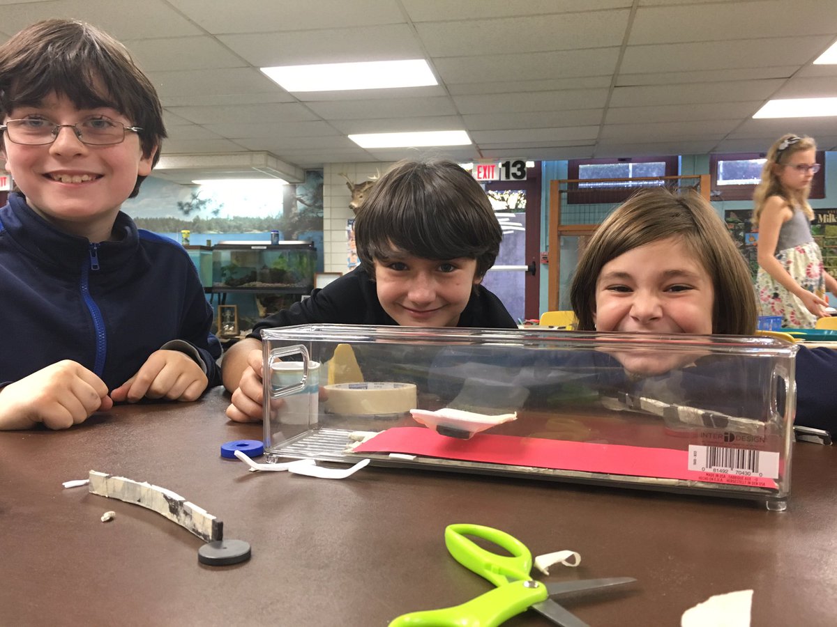 petersen4th's tweet photo. With problem solving, communication, and determination, this group built a maglev transportation system! https://t.co/rTnBzZwkGi