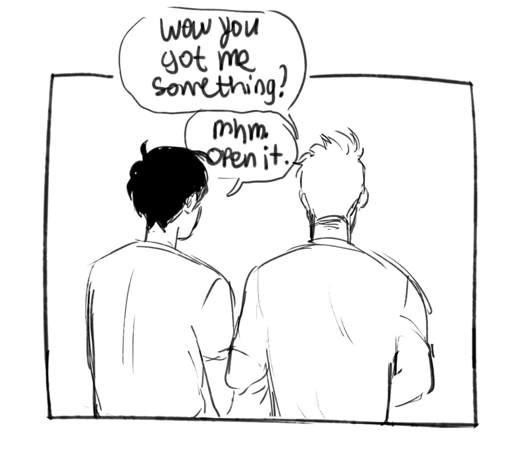oc doodles, cuz i dont have time to draw digital personal stuff 
my boi and @ooliebot boi 