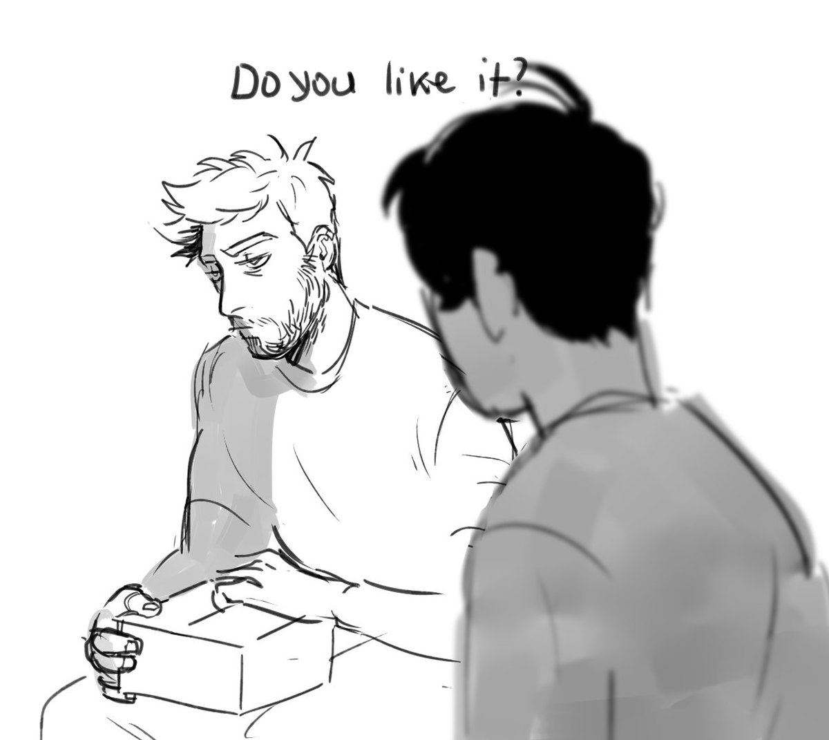 oc doodles, cuz i dont have time to draw digital personal stuff 
my boi and @ooliebot boi 